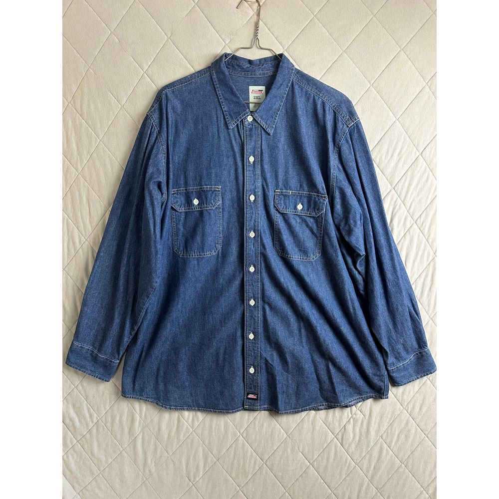 Dickies Button Up Men's 2XL‎ Long Sleeve